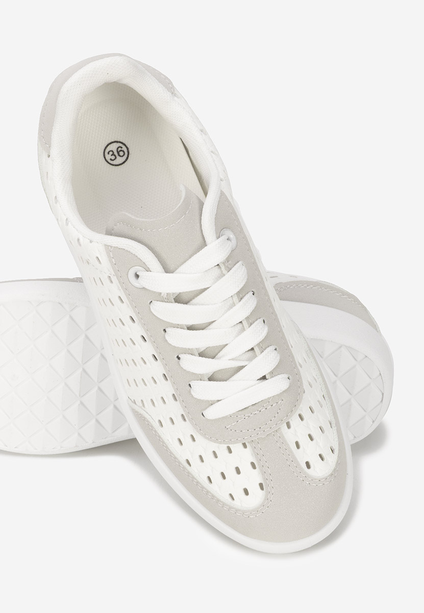 Baskets pour femme blancs Heliana
