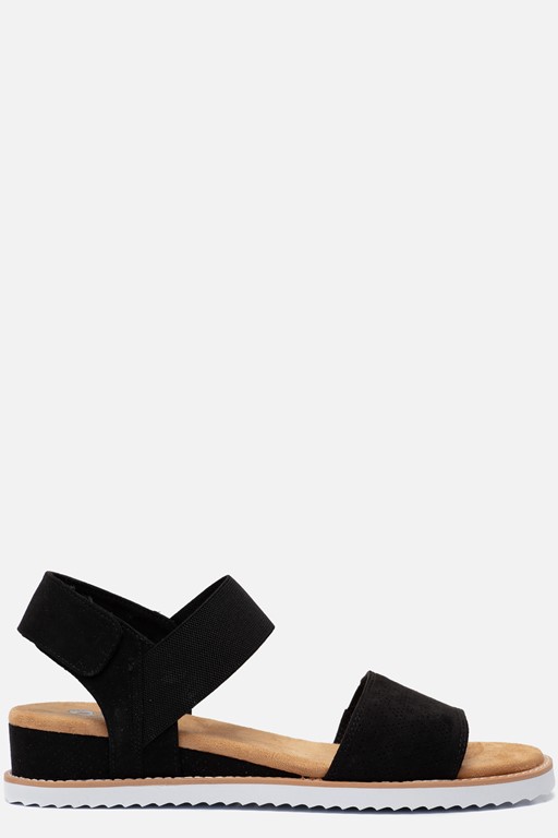 Skechers Bobs Desert Kiss Sandalen zwart