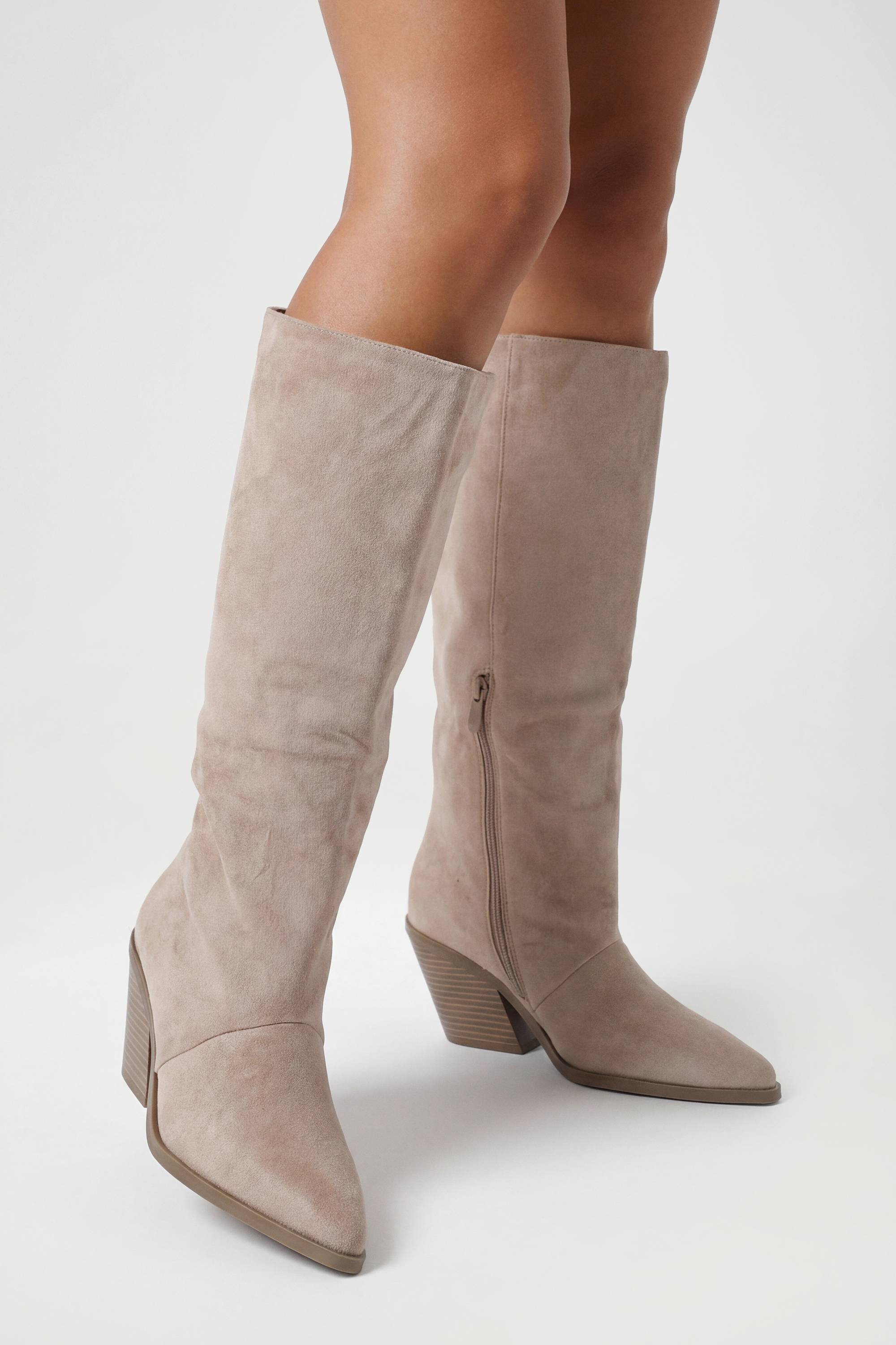 boohoo Bottes Cowboy Western À Tige Droite