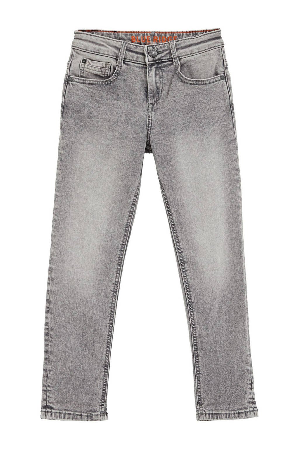 WE Fashion tapered regular fit jeans grey denim
