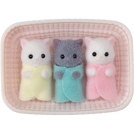Sylvanian Families Perserkatzen Drillinge - Figuren für Puppenhaus