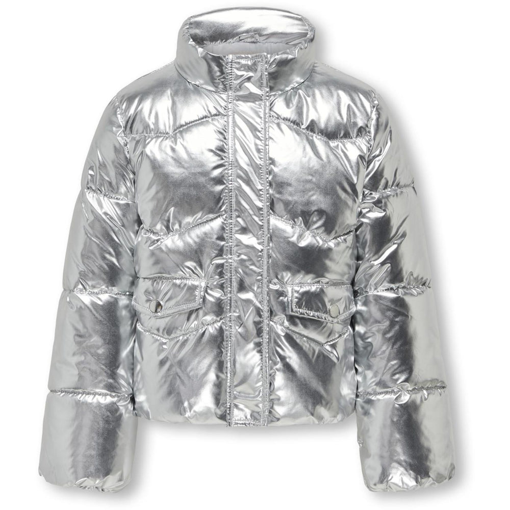 Køb kids ONLY Silver Pearl Puffer Jakke