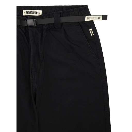 Woodbird Umo Base Bukser, Black, 32