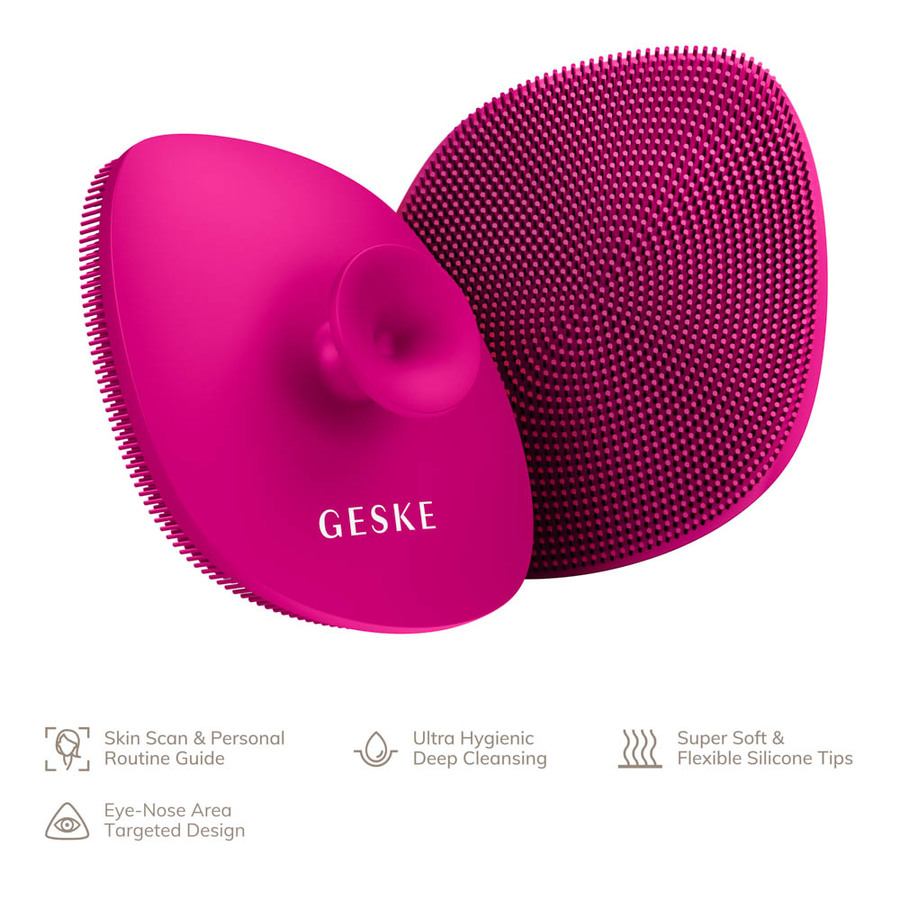 GESKE Facial Brush 4 in 1 Magenta