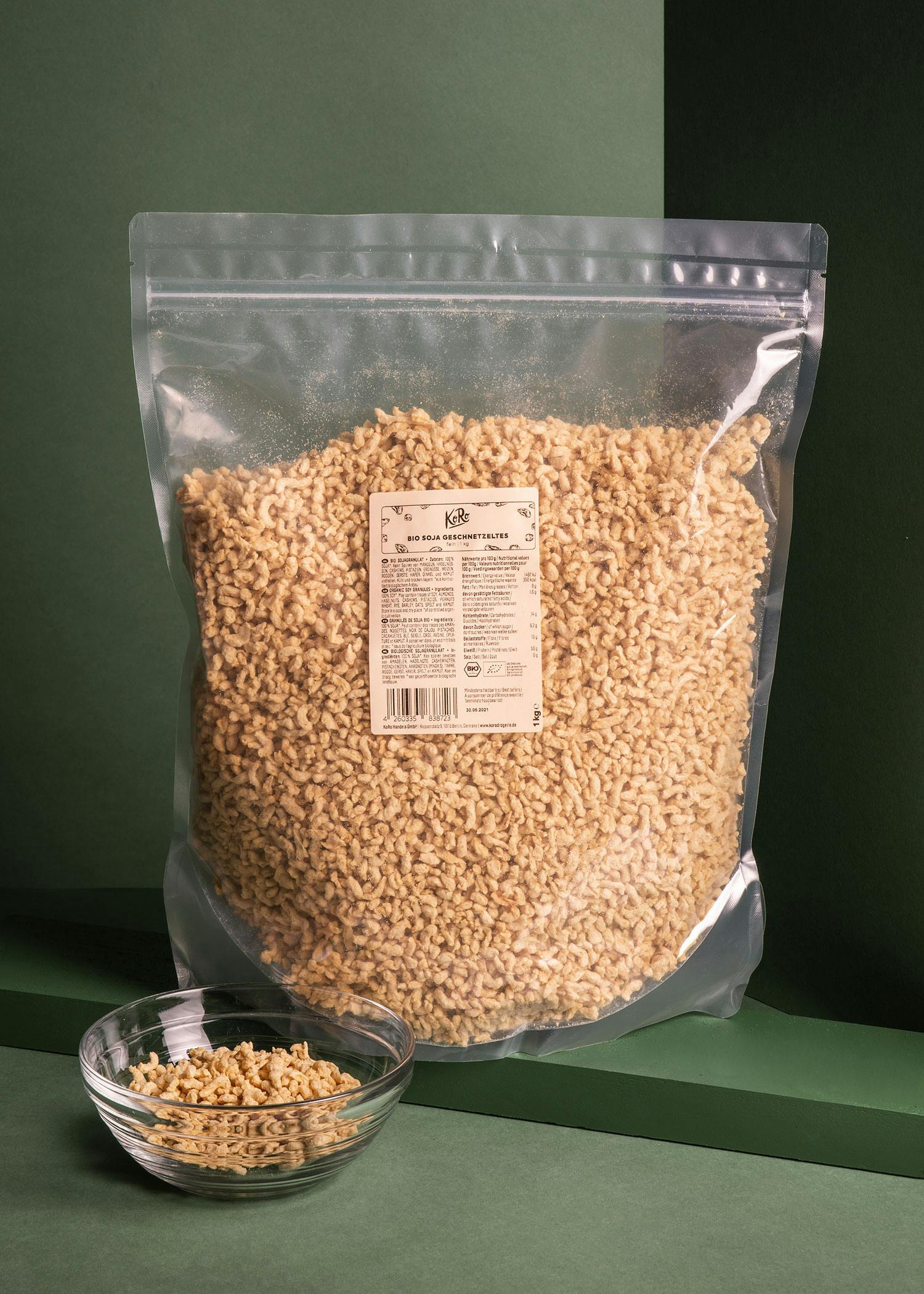 Feines Bio Soja Geschnetzeltes 1 kg