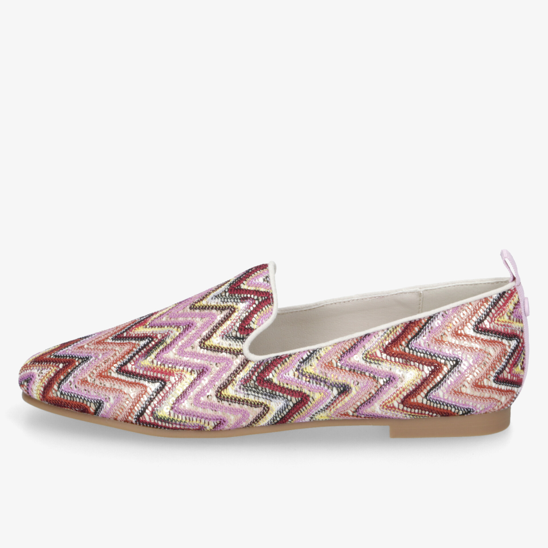 la strada Damen Slipper rosa