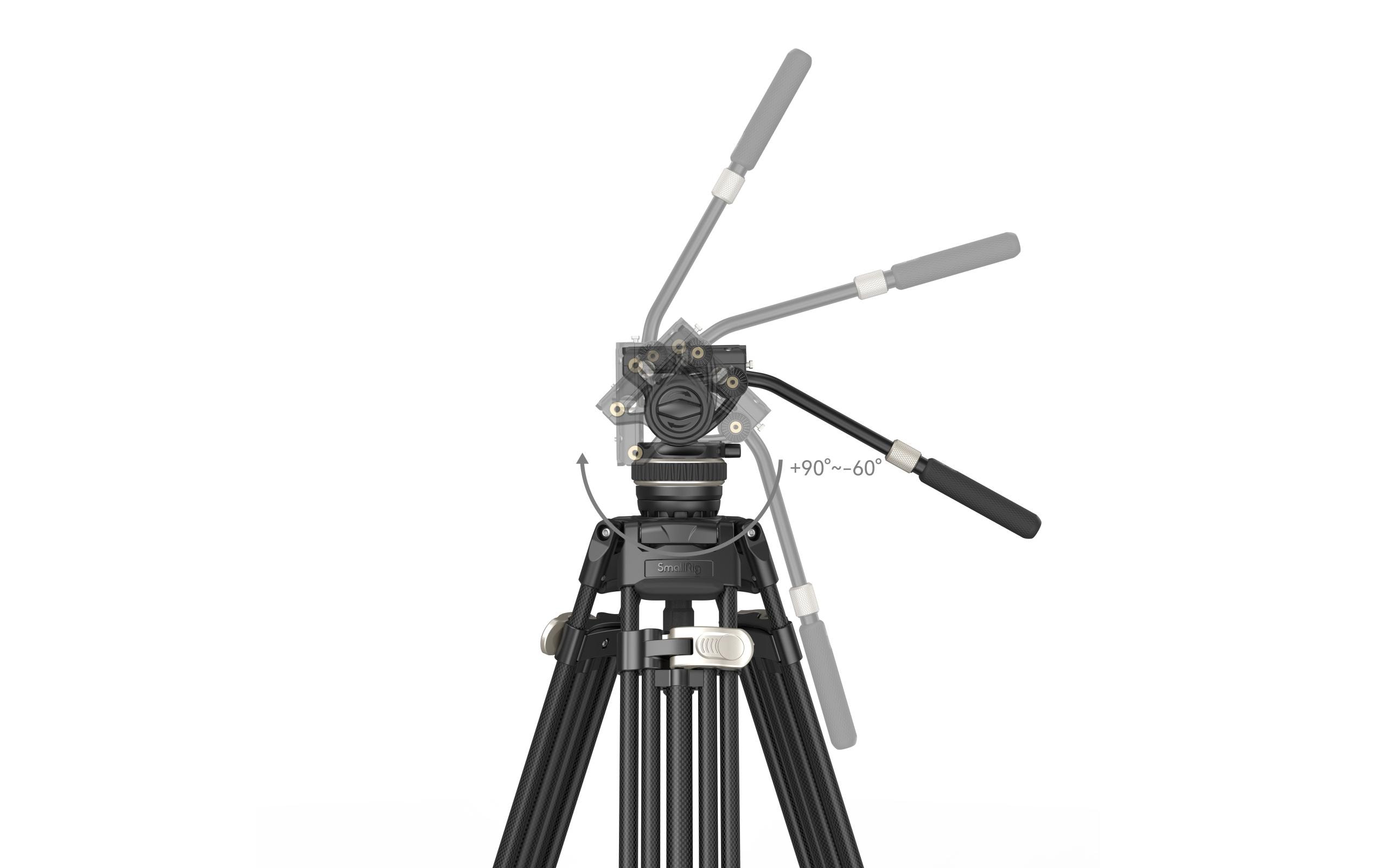 Stativ FreeBlazer Kit<br>Hochbelastbares Carbonfaser-Stativ mit professionellem Fluidkopf