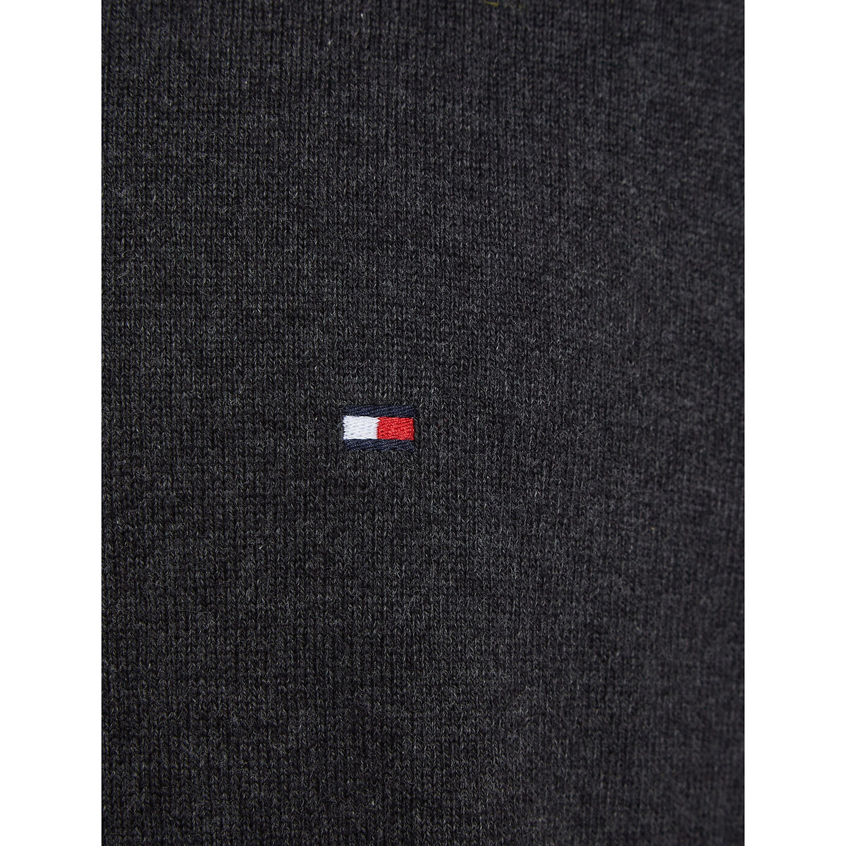 TOMMY HILFIGER<br>Suéter de gola redonda em algodão pima e cashmere