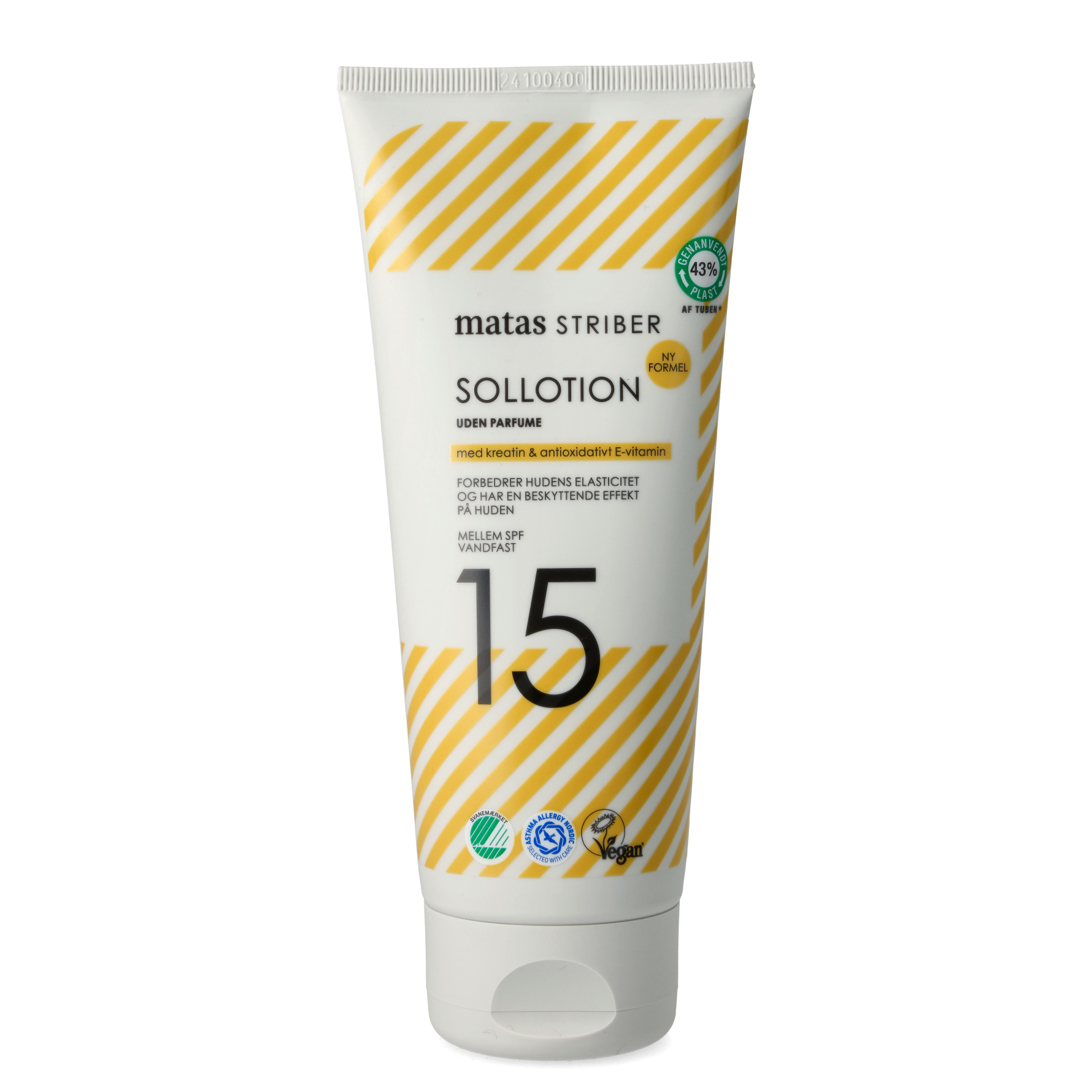Matas Striber Sollotion SPF 15 Uden Parfume 200 ml