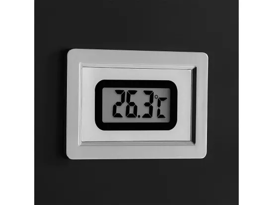 Colonne de Douche Noir LED Panneau douche pour Salle Bain Hydromassages Système Douchemultifonctionnel colonne murale 6 Grandes Buses Massants