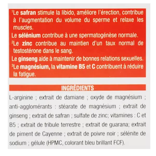 3C Pharma Performance & Libido PerformErect 4 gélules
