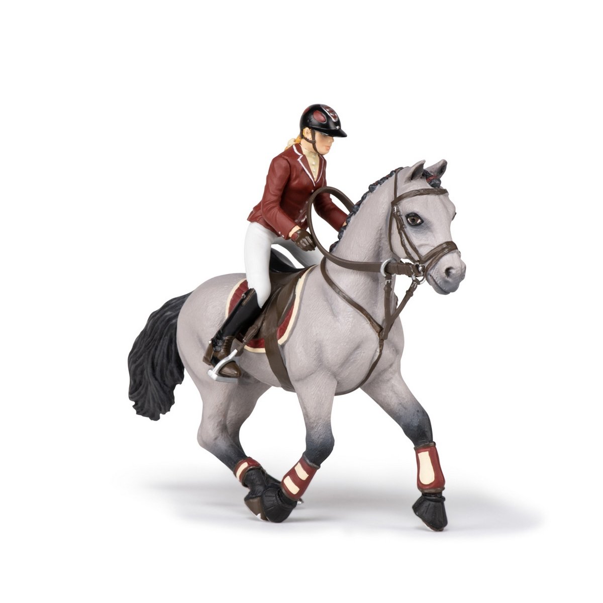 Cheval de concours et sa cavalière