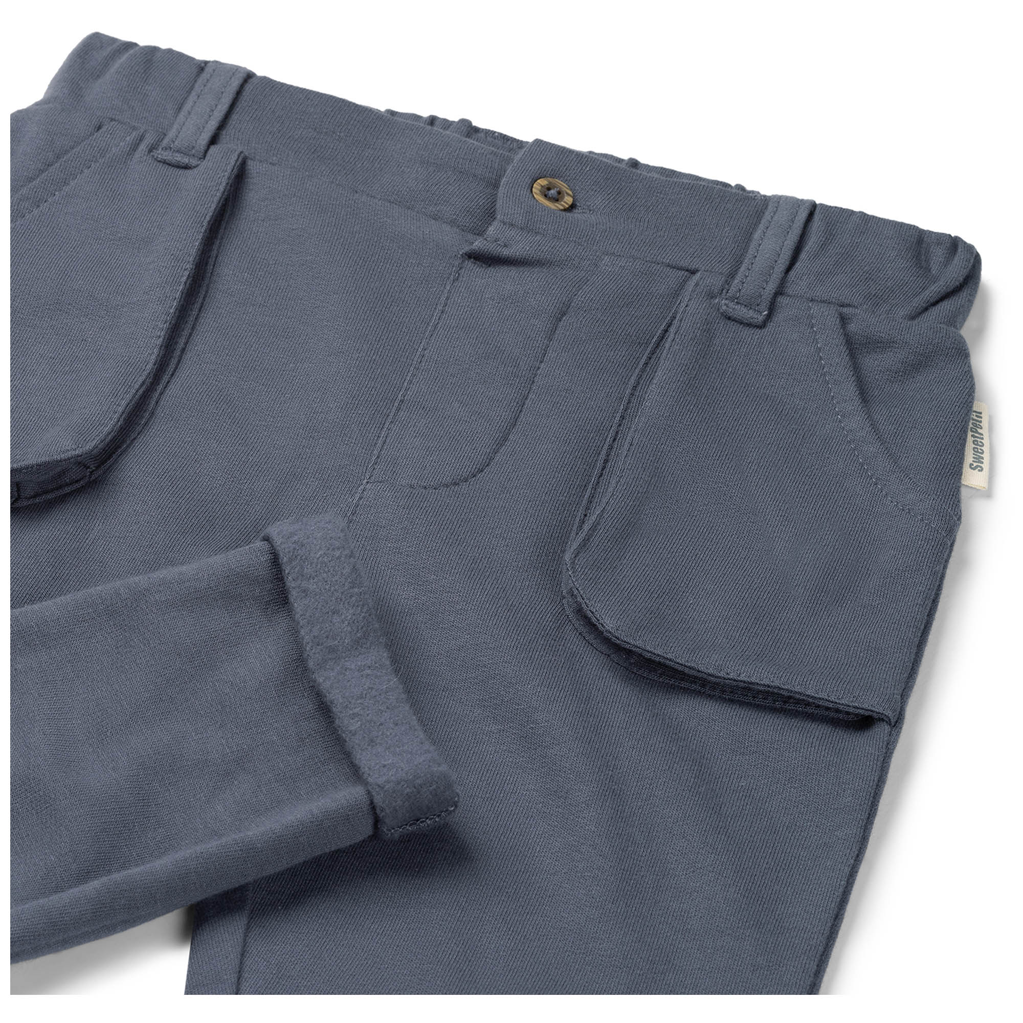 Sweet Petit peuter broek Syben  effen blauw