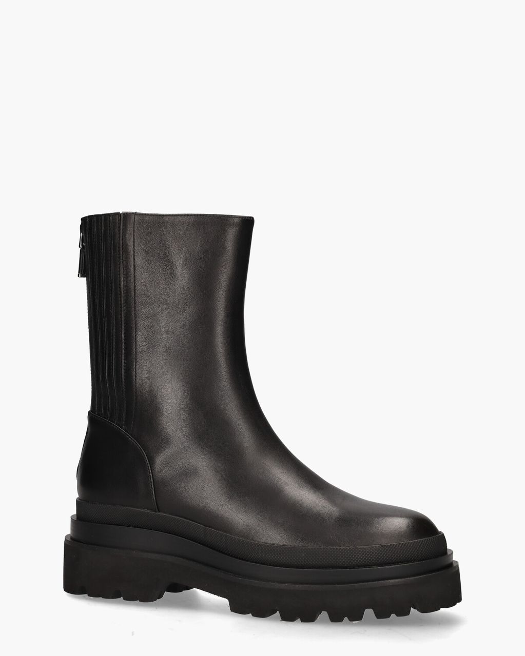 Lola Cruz Pruga Zwart Dames Enkelboots