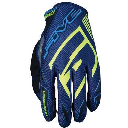 Gants cross Five MXF PRORIDER S GREEN WATER FLUO YELLOW 2023 - Vert / Jaune