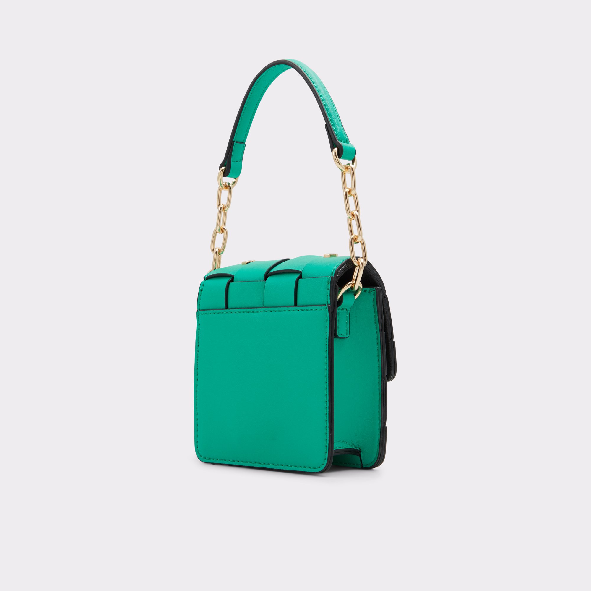 Wovenax Dark Green Women Top Handle Bags
