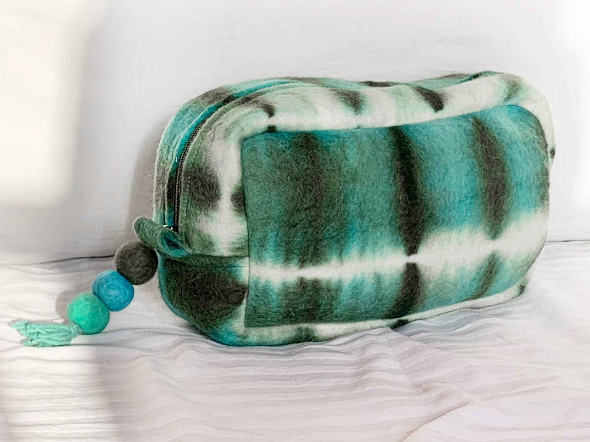 Mehrzweck-Tasche aus Filz, grün, B 24 cm, H 15 cm, T 10 cm günstig bestellen