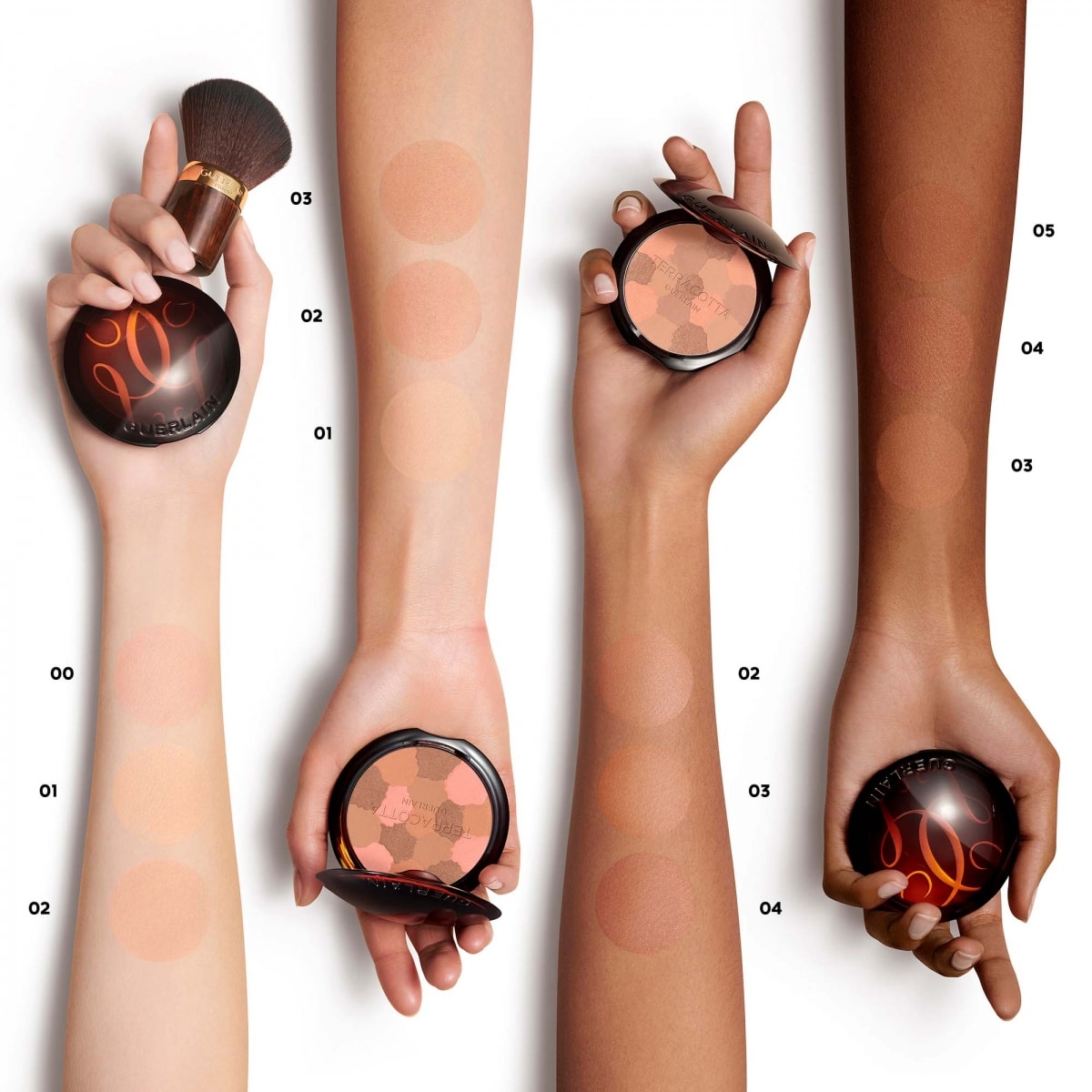 GUERLAIN Terracotta Light La poudre éclat bonne mine naturelle – 96% d’ingrédients d’origine naturelle
