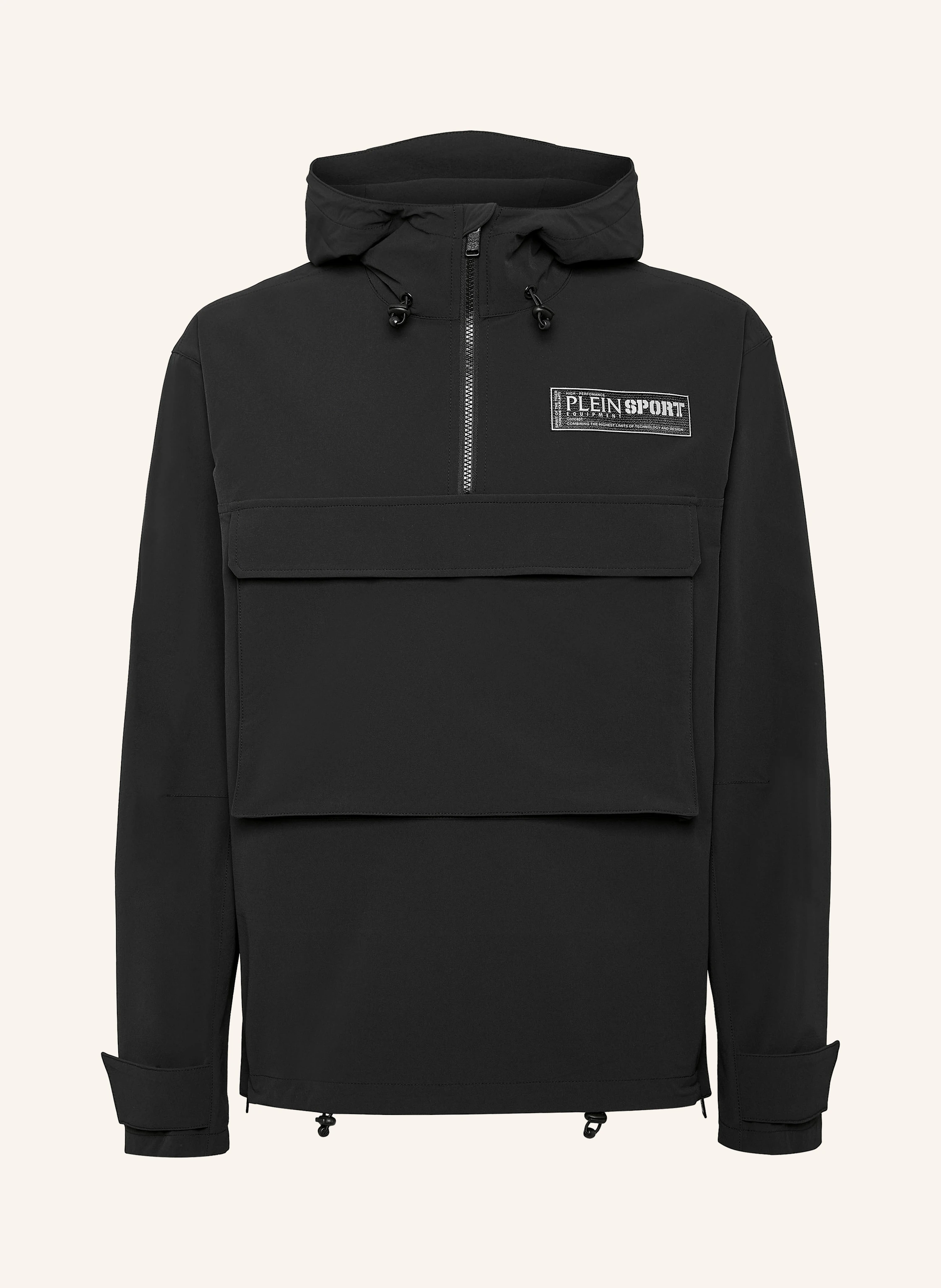 PLEIN SPORT Sweatjacke mit Kapuze