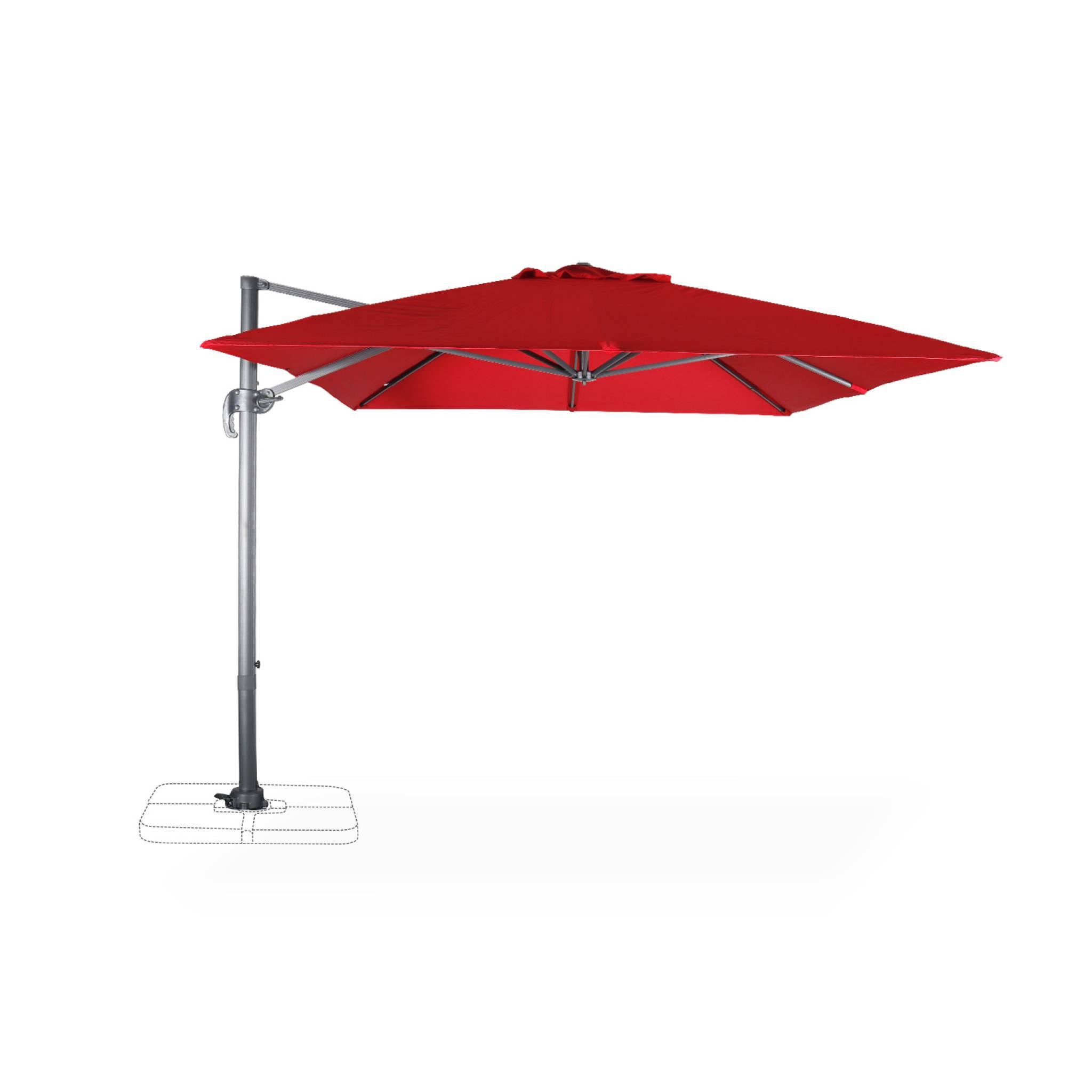 sweeek - Rechthoekige parasol 3x4m