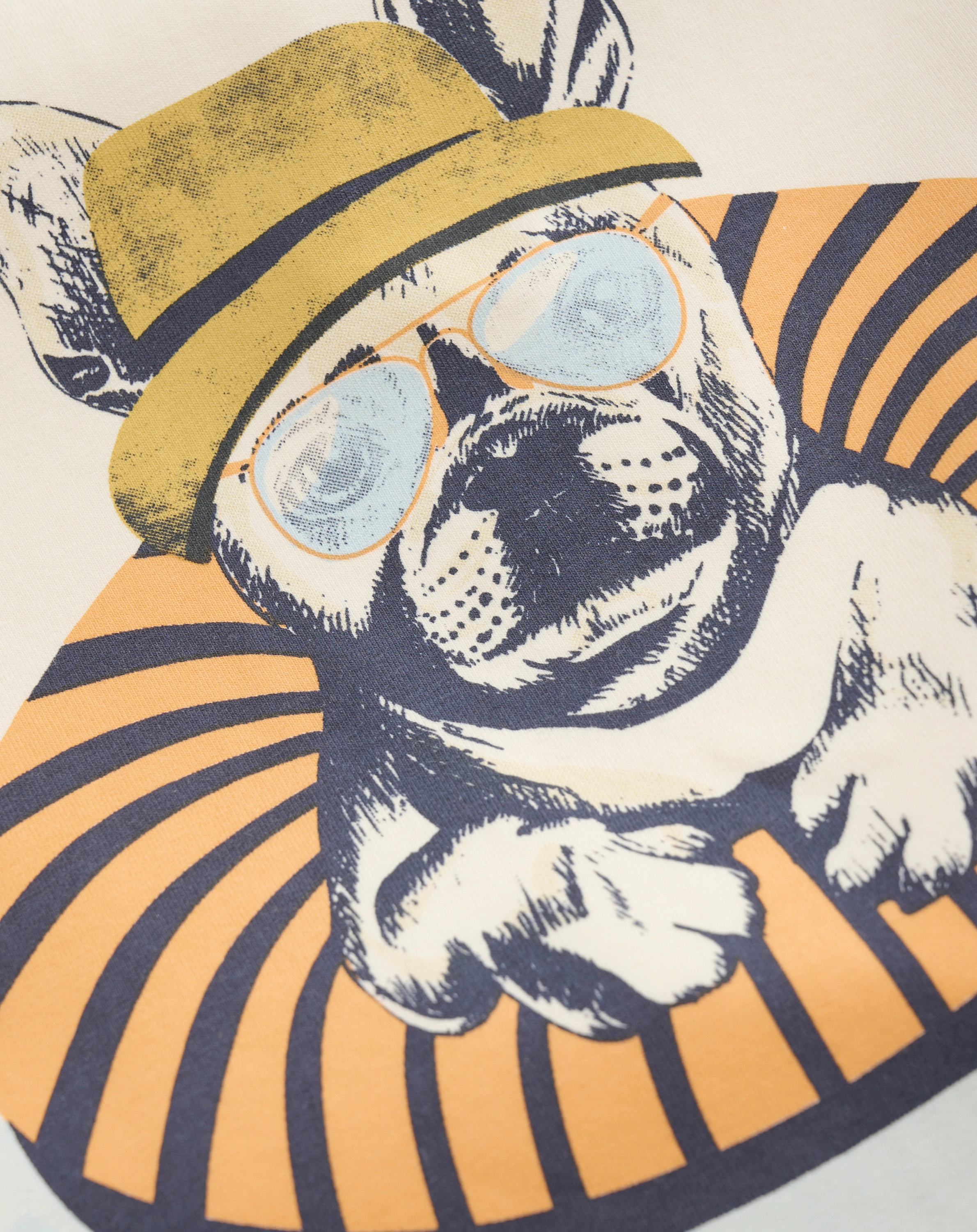 T-Shirt LETS FLOAT AWAY in beige