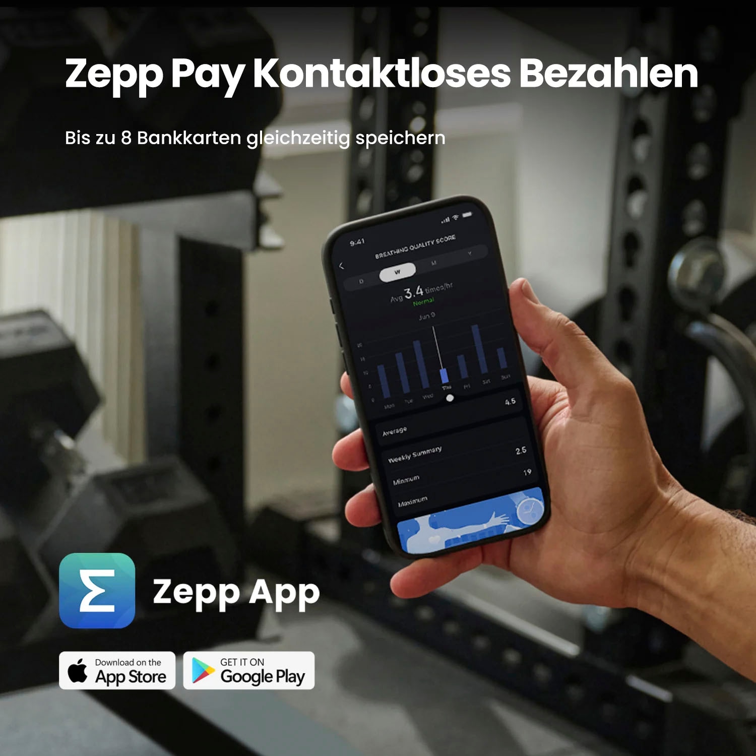 Amazfit Smartwatch »Balance 2« ( ) ZEPP OS 3.0