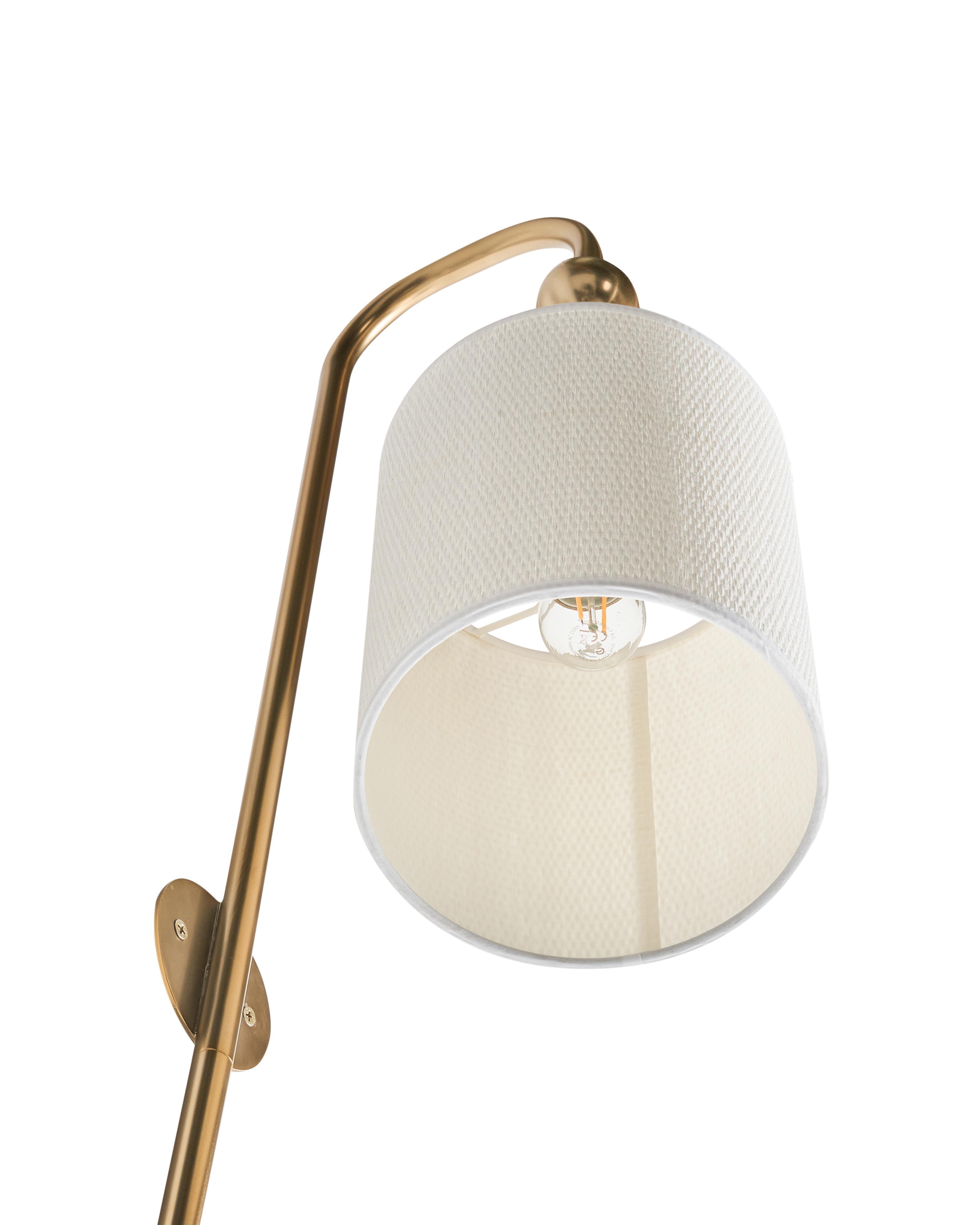 Wandlamp LOKY Metaal Messing