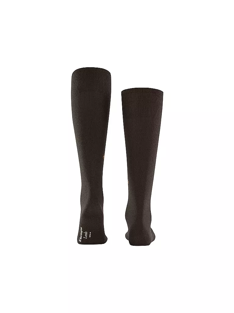 BURLINGTON Herren Kniestrümpfe LEEDS 40-46 dark brown braun