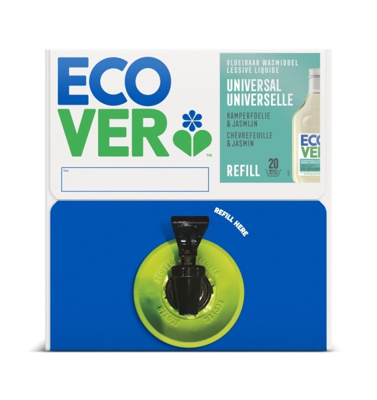 Ecover Vloeibaar Wasmiddel Universal Navulling 15 L