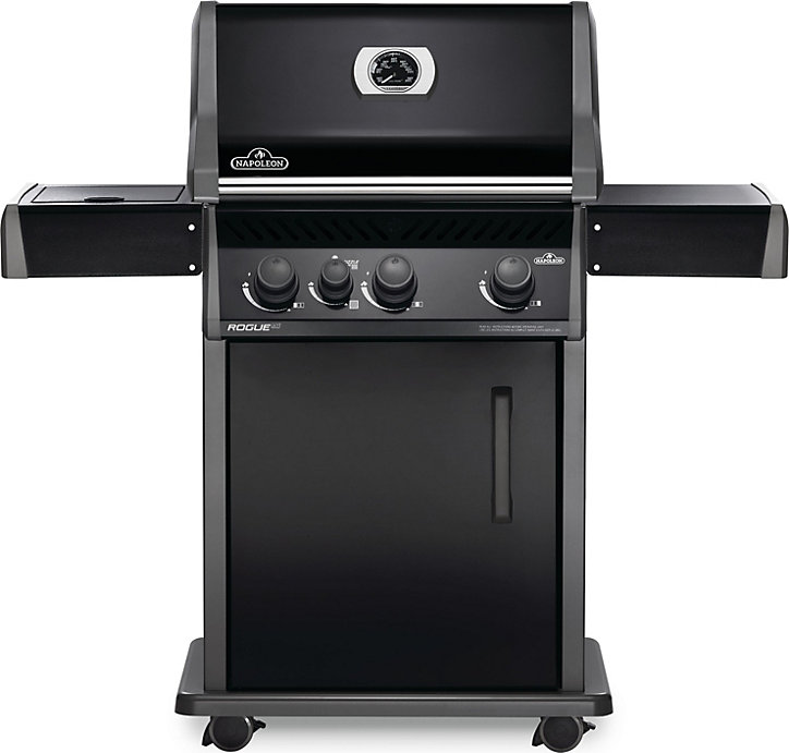 Barbecue à gaz Napoleon Rogue XT 425 noir 3 bruleurs avec un Sizzle Zone