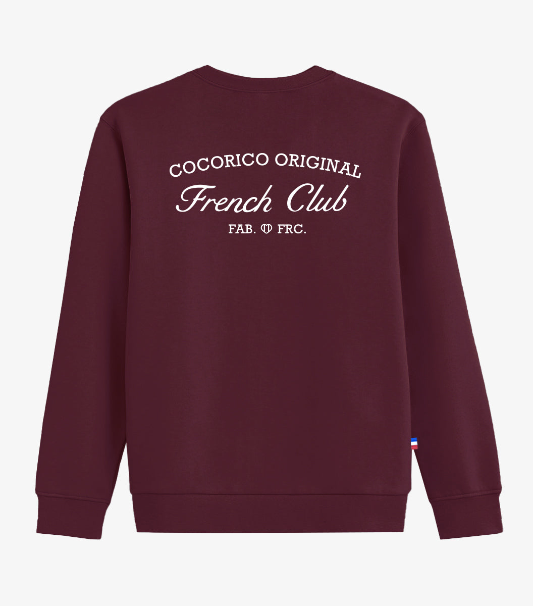 Sweat Homme Bordeaux - French Club