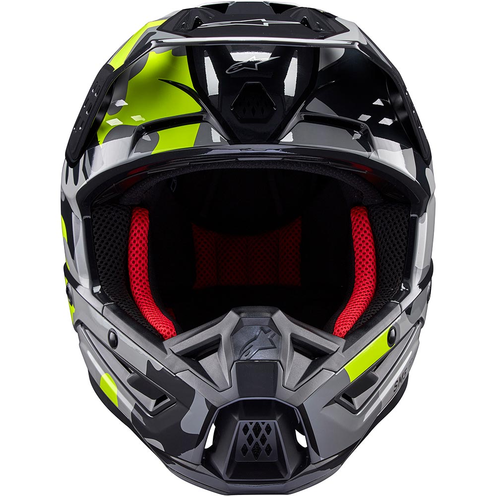 Alpinestars - Casque S-M5 Rover 2 Gris / Noir / Jaune fluo / Brillant