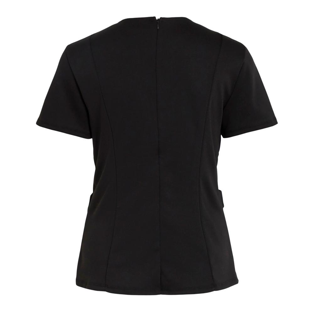 Vila T-shirt Noir Femme Vila Lillie