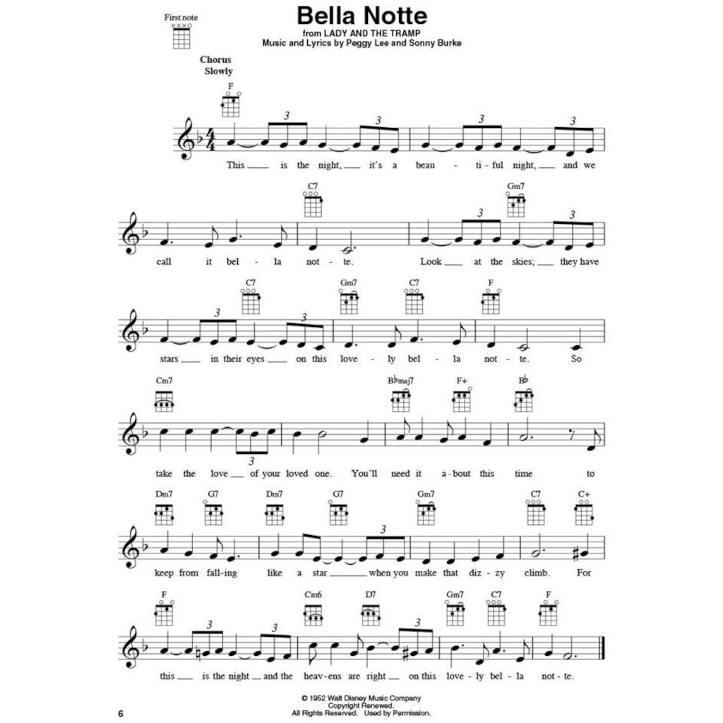 Hal Leonard Disney Hits for Ukulele