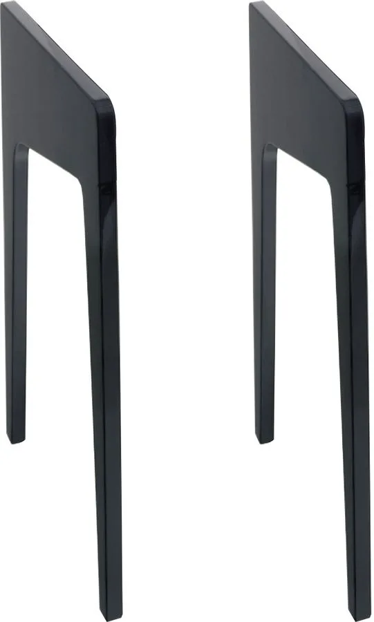 Pieds Noir mat pour La Boîte Concept LD120 / LD130 (la paire) Pieds pour enceintes