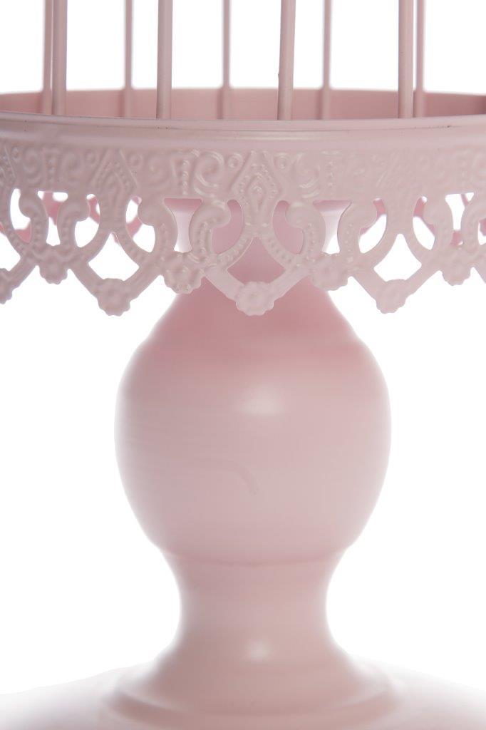Kerzenhalter Natan - rosa - 32 cm