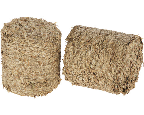 KERBL speltkafbriketten voor kippen, voor verrijking en strooisel, 24 stuks per doos, ca. 6,5 kg