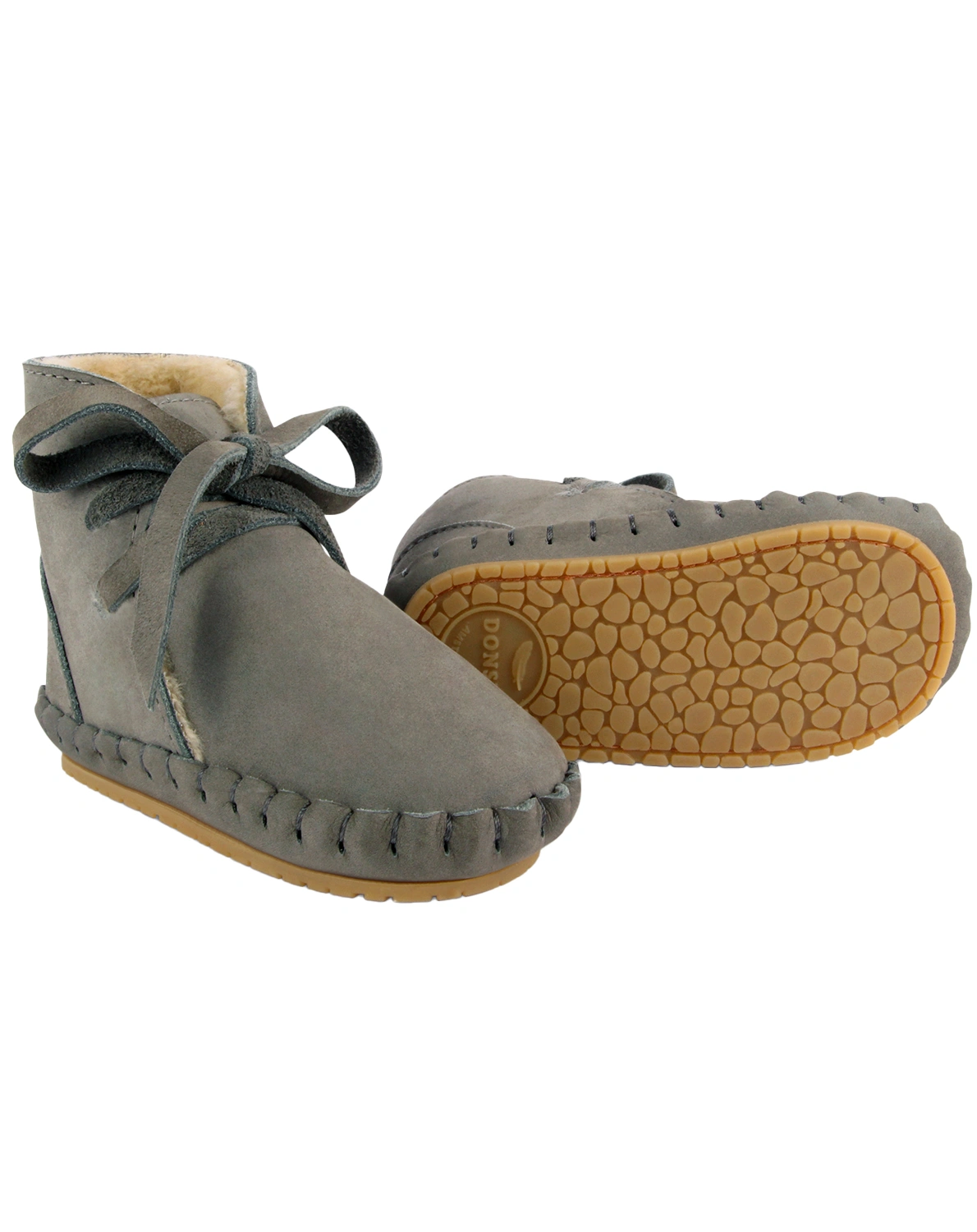 Lauflernschuhe PINA CLASSIC gefüttert in stone