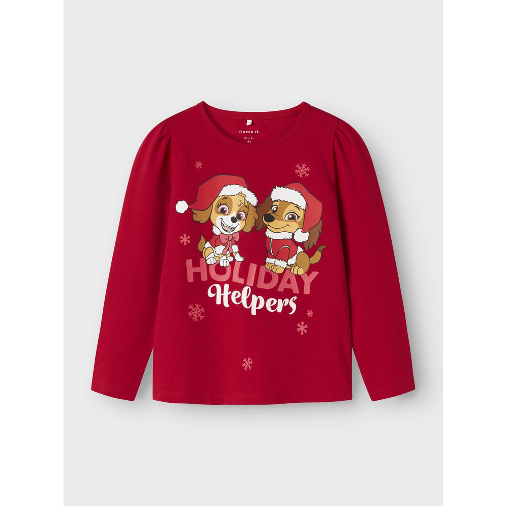 Køb Name It Barbados Cherry Nmfsasa Paw Ls Top Cplg