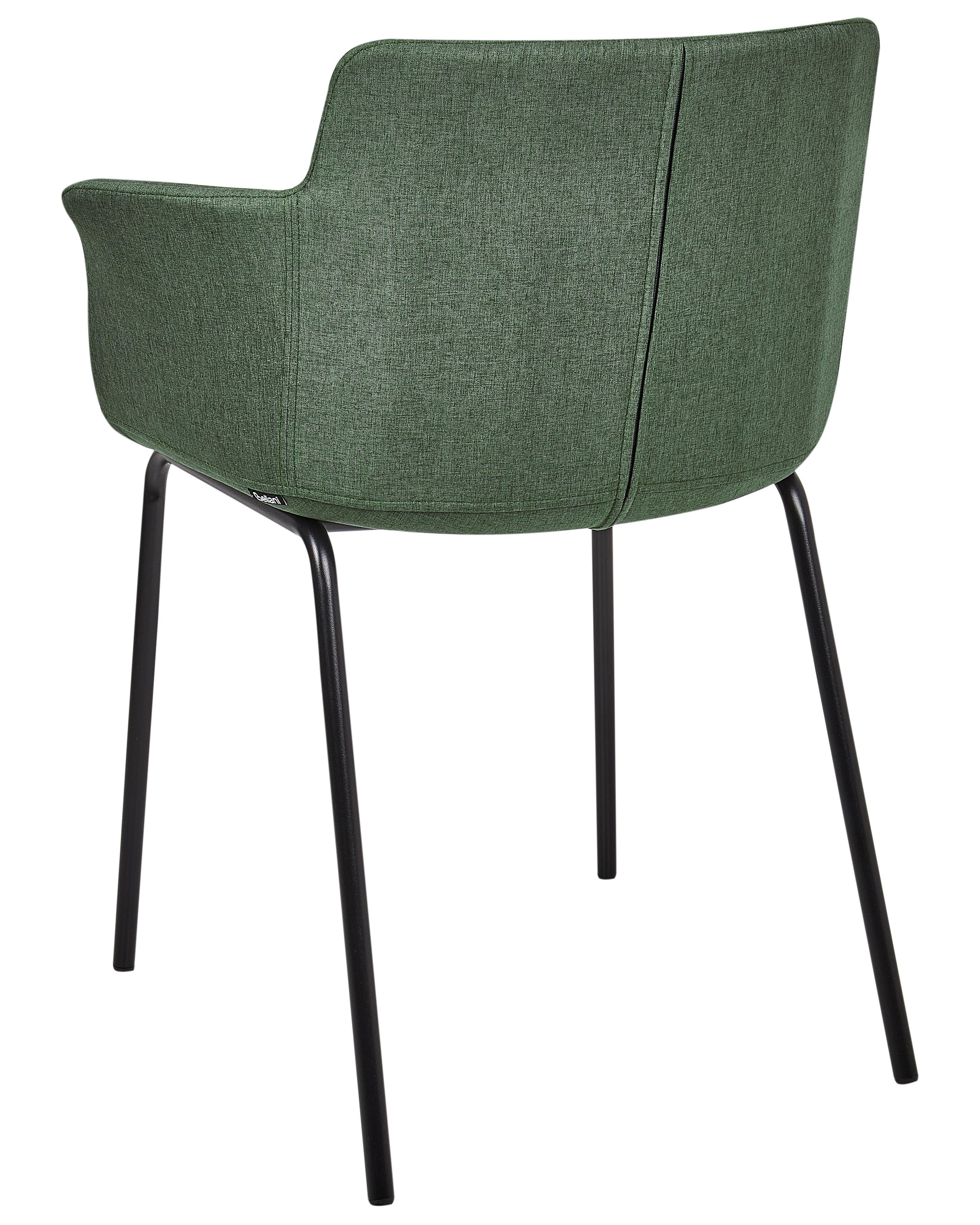 Set van 2 eetkamerstoelen BELFIELD Groen