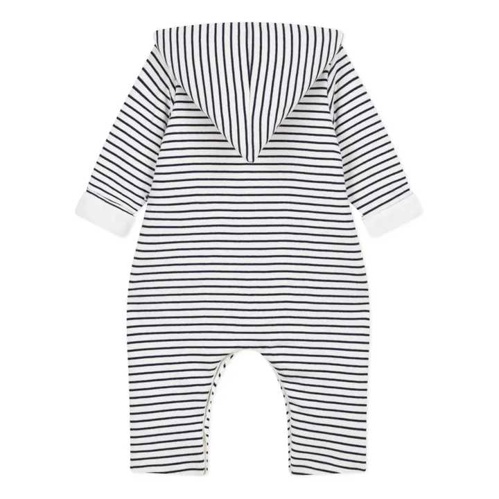 Petit Bateau Combinaison Longue à Capuche | Bleu marine