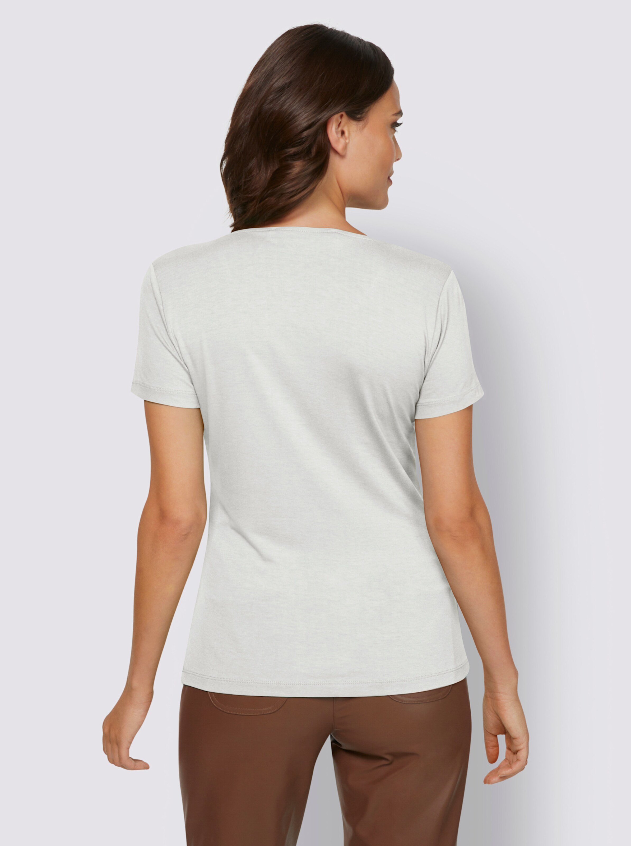 Rundhals-Shirt