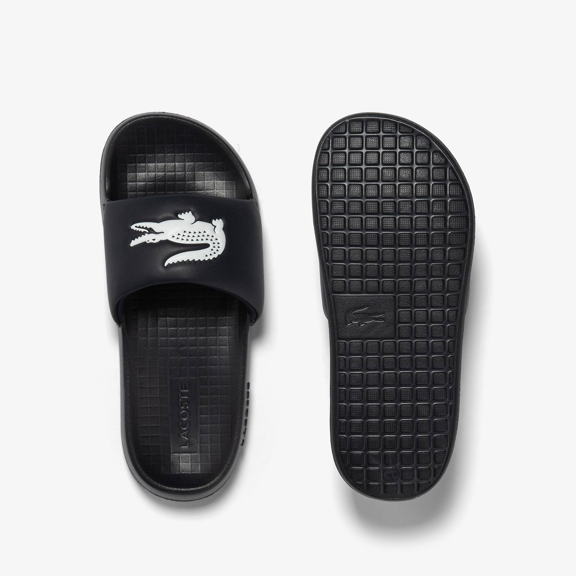 Herren-Schlappen LACOSTE CROCO 1.0 aus Synthetik Flip-Flops & Sandalen - Schwarz - Lacoste - Herren