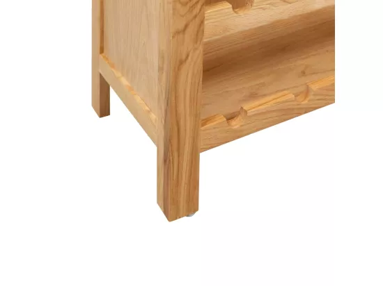 Casier à bouteilles 72 x 32 x 90 cm Bois de chêne massif