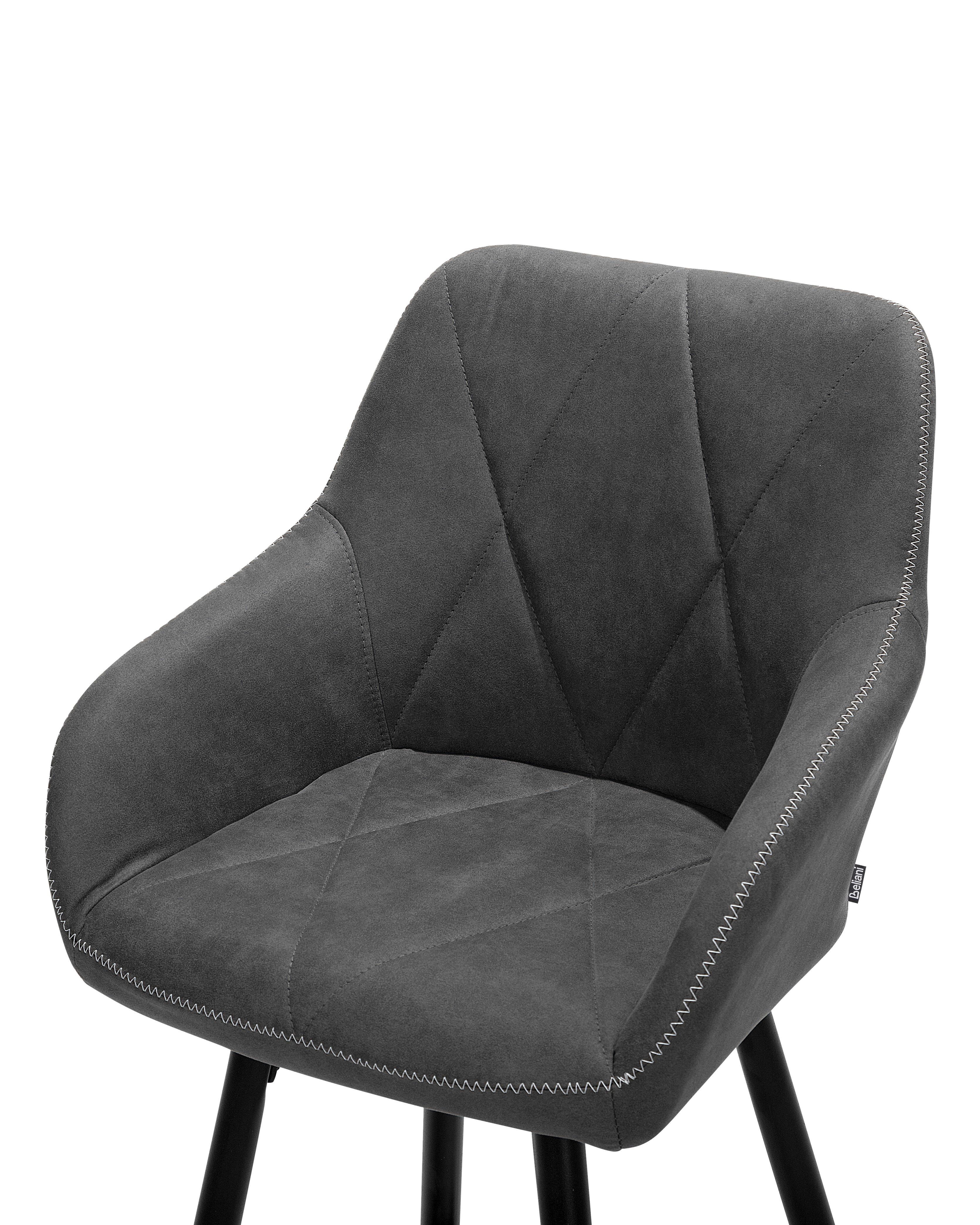 Set van 2 barstoelen DARIEN Grijs