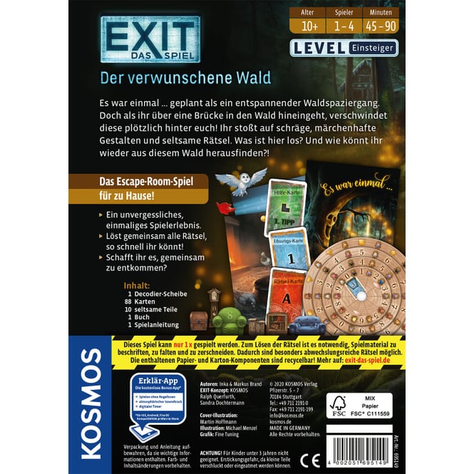 EXIT - Das Spiel - Der verwunschene Wald