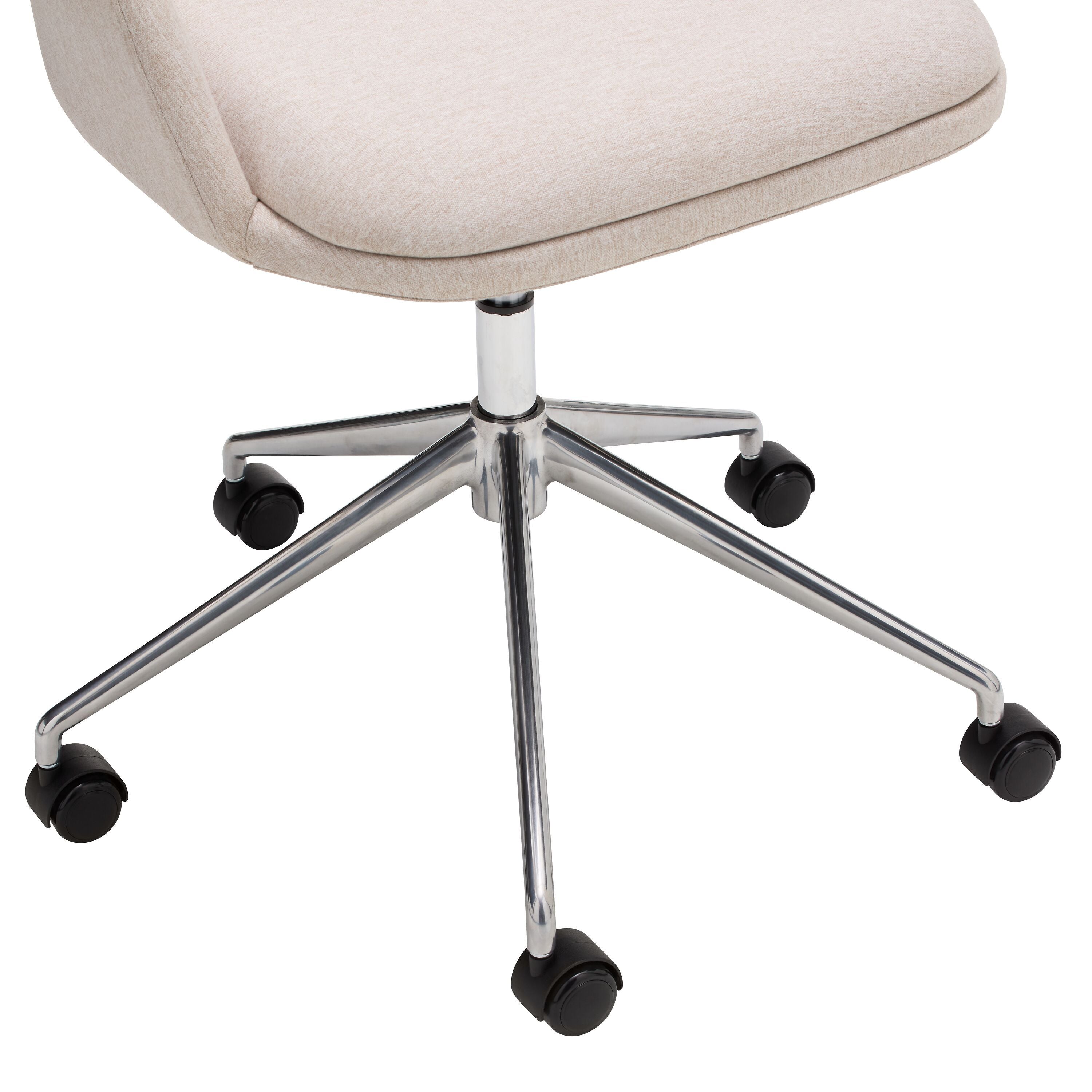 KNIGHT Bürostuhl - Beige / B: 62.5 cm x T: 62.0 cm x H: 92.0 cm