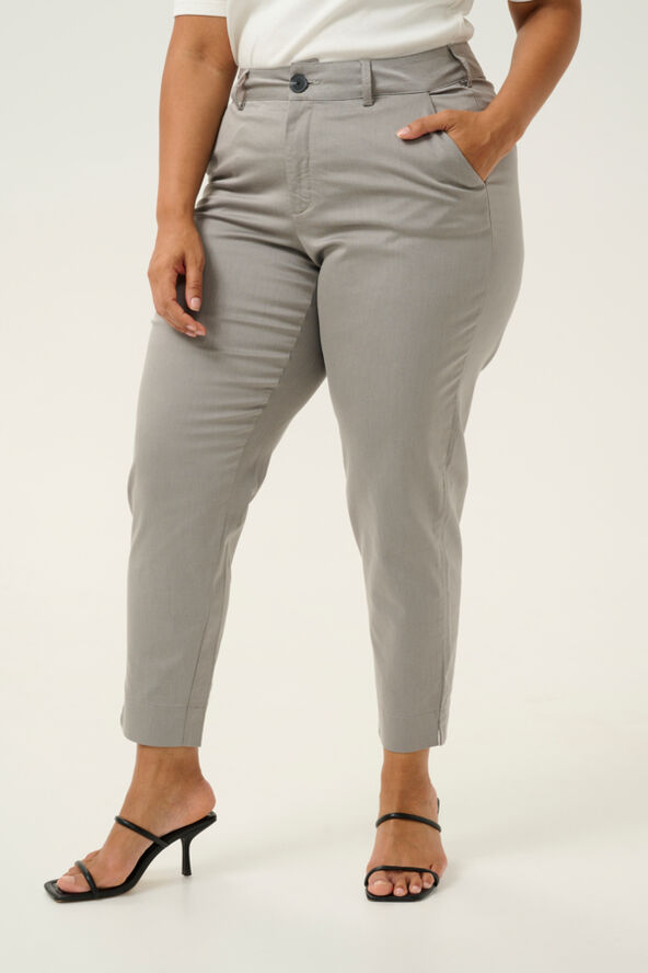 Kaffe Curve KCleana Chino 7/8 Pants Steeple gray