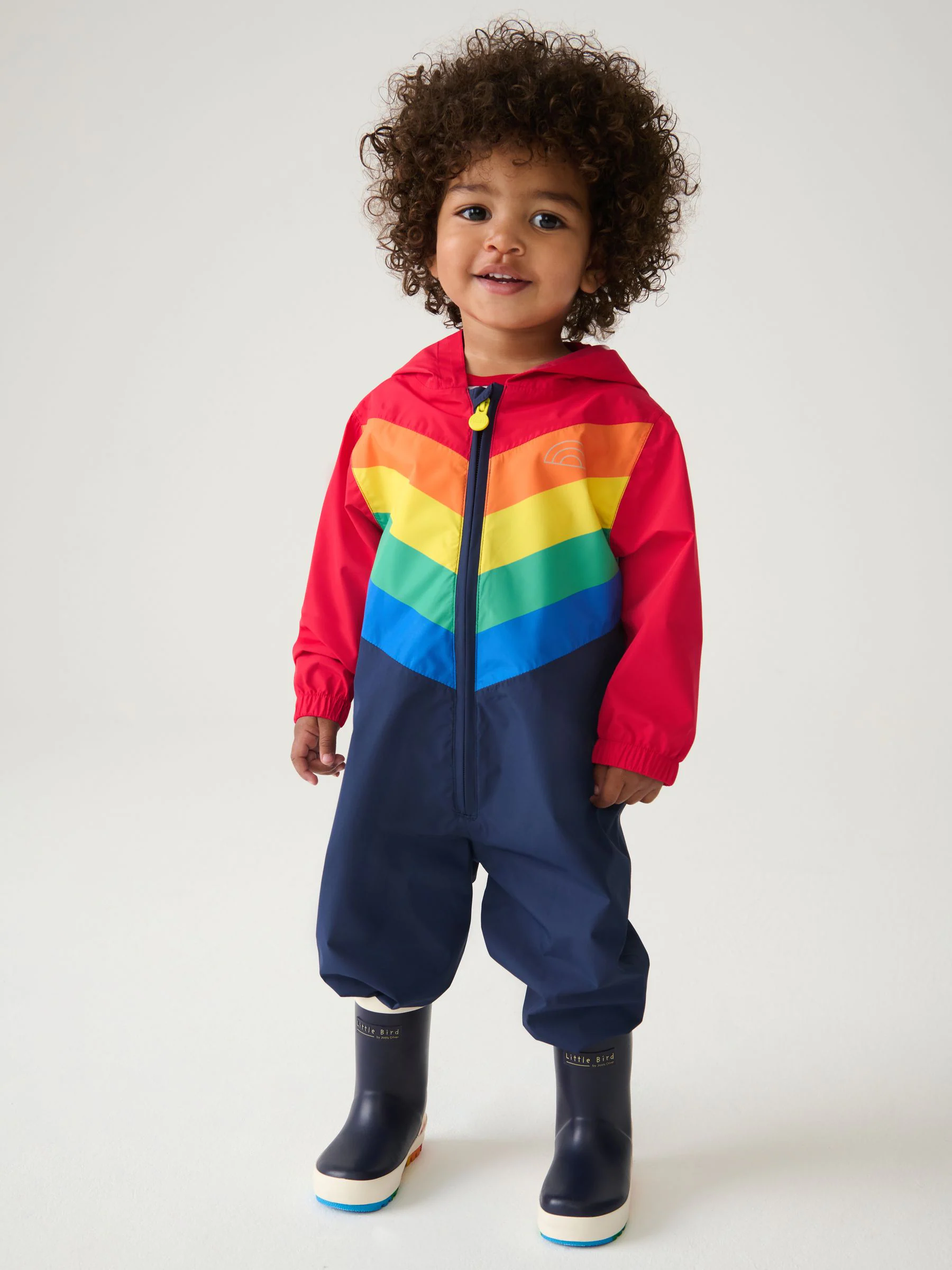 Little Bird By Jools Oliver regenboog waterdicht regenpak