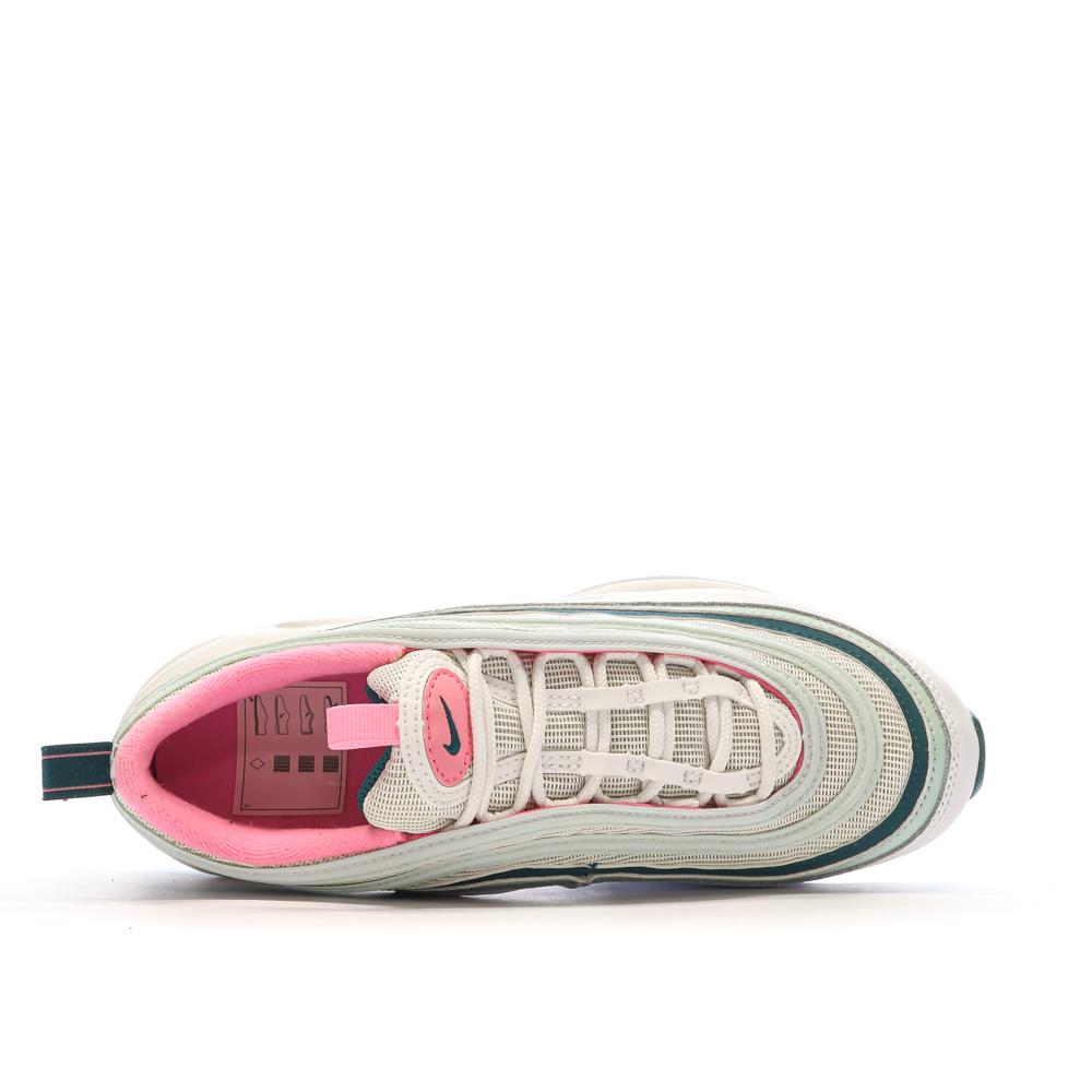 Nike Baskets Vert/Rose Junior Nike Air Max 97 BG